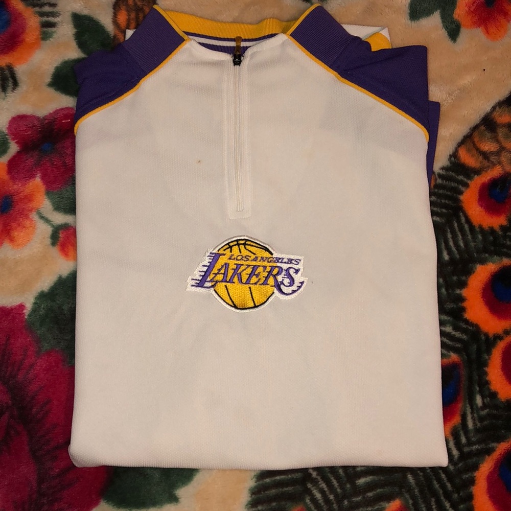 Vintage lakers warmup shirt